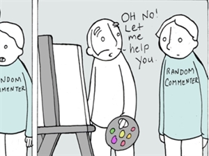 'Commenter' - from Lunarbaboon