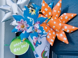 May Day Paper Flower Crafting